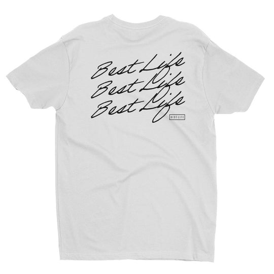 Best Life Cursive - Men's T-shirt Best Life Leashes | Functional Dog Leashes With A Mission 