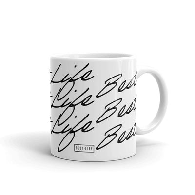 Best Life Cursive Mug Best Life Leashes | Functional Dog Leashes With A Mission 11oz 