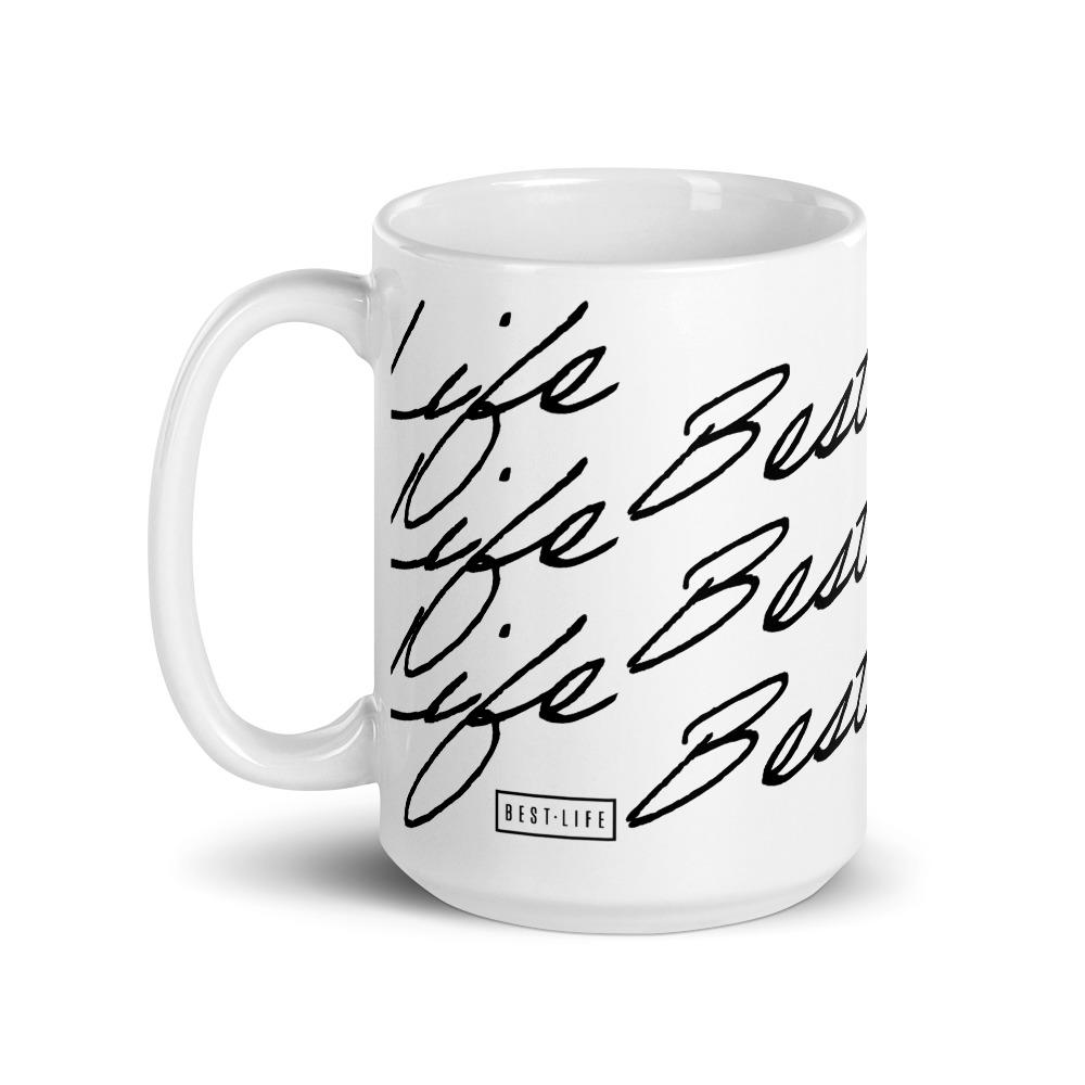 Best Life Cursive Mug Best Life Leashes | Functional Dog Leashes With A Mission 