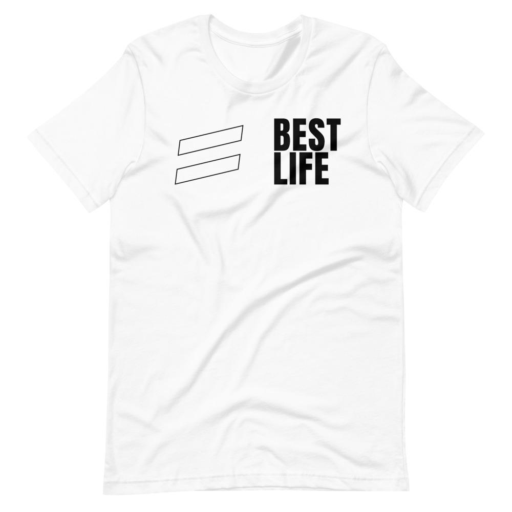 Blanco Stripes - Short-Sleeve Unisex T-Shirt shirts Best Life Leashes | The Leash For Rescue Dogs S 