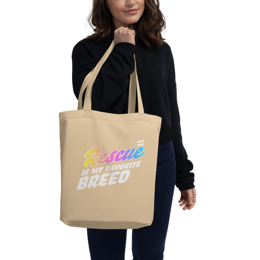 Favorite Breed - Eco Tote Bag Best Life Leashes | The Symbol For Rescue Dogs 
