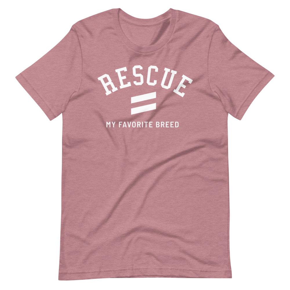 Favorite Breed - Short-Sleeve Unisex T-Shirt Best Life Leashes | The Leash For Rescue Dogs 