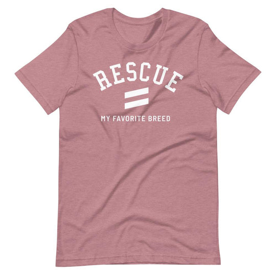 Favorite Breed - Short-Sleeve Unisex T-Shirt Best Life Leashes | The Leash For Rescue Dogs 