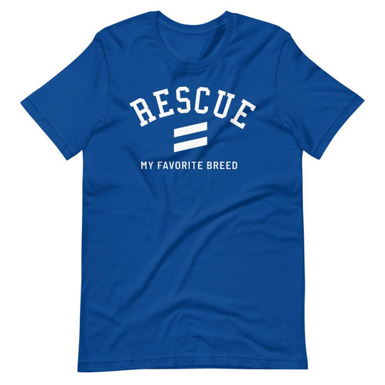 Favorite Breed - Short-Sleeve Unisex T-Shirt Best Life Leashes | The Leash For Rescue Dogs 