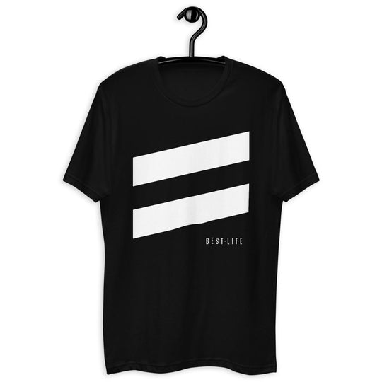 Gigantic Stripes - Men's T-shirt Best Life Leashes | The Leash For Rescue Dogs 