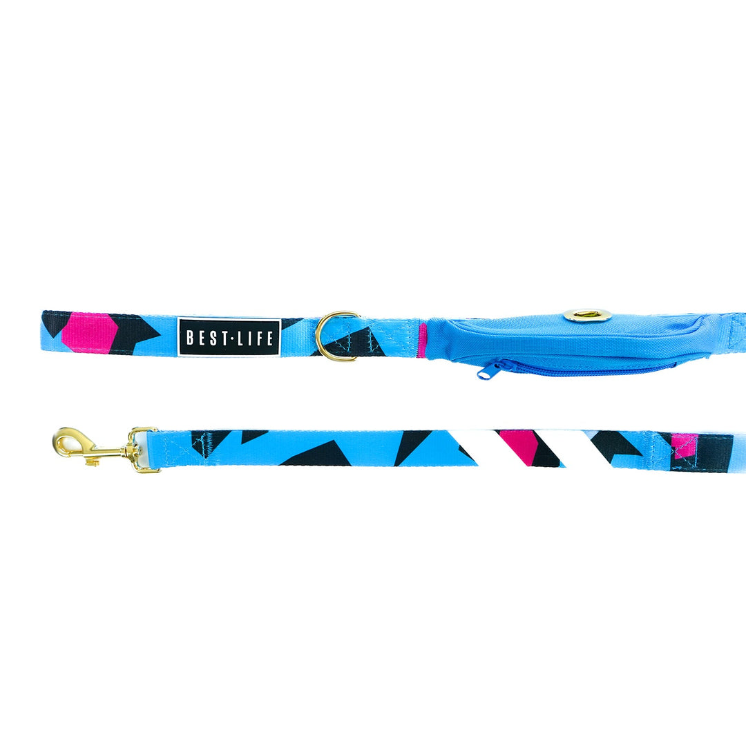 Retro Cheetah- Cargo Leash 5ft leash Best Life Leashes | The Leash For Rescue Dogs 